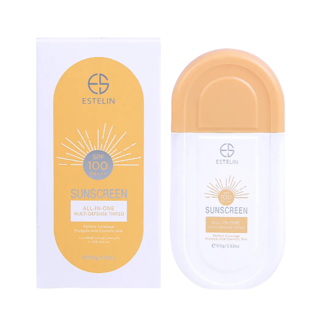 کرم ضد آفتاب رنگی استیلن SPF 100 مدل All-In-One