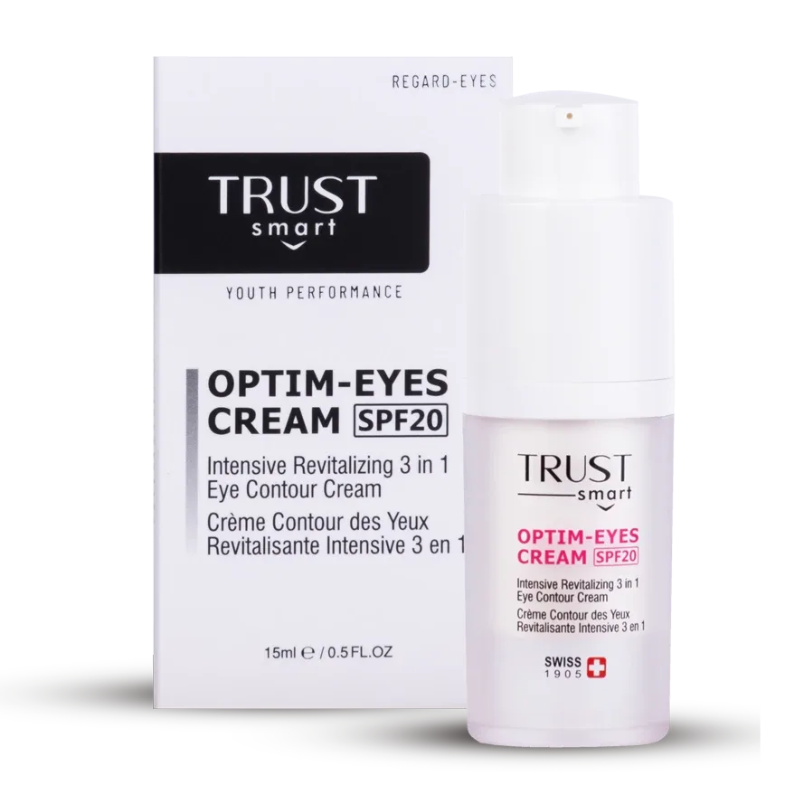 کرم برطرف کننده تیرگی و پف دور چشم تراست اسمارت SPF20