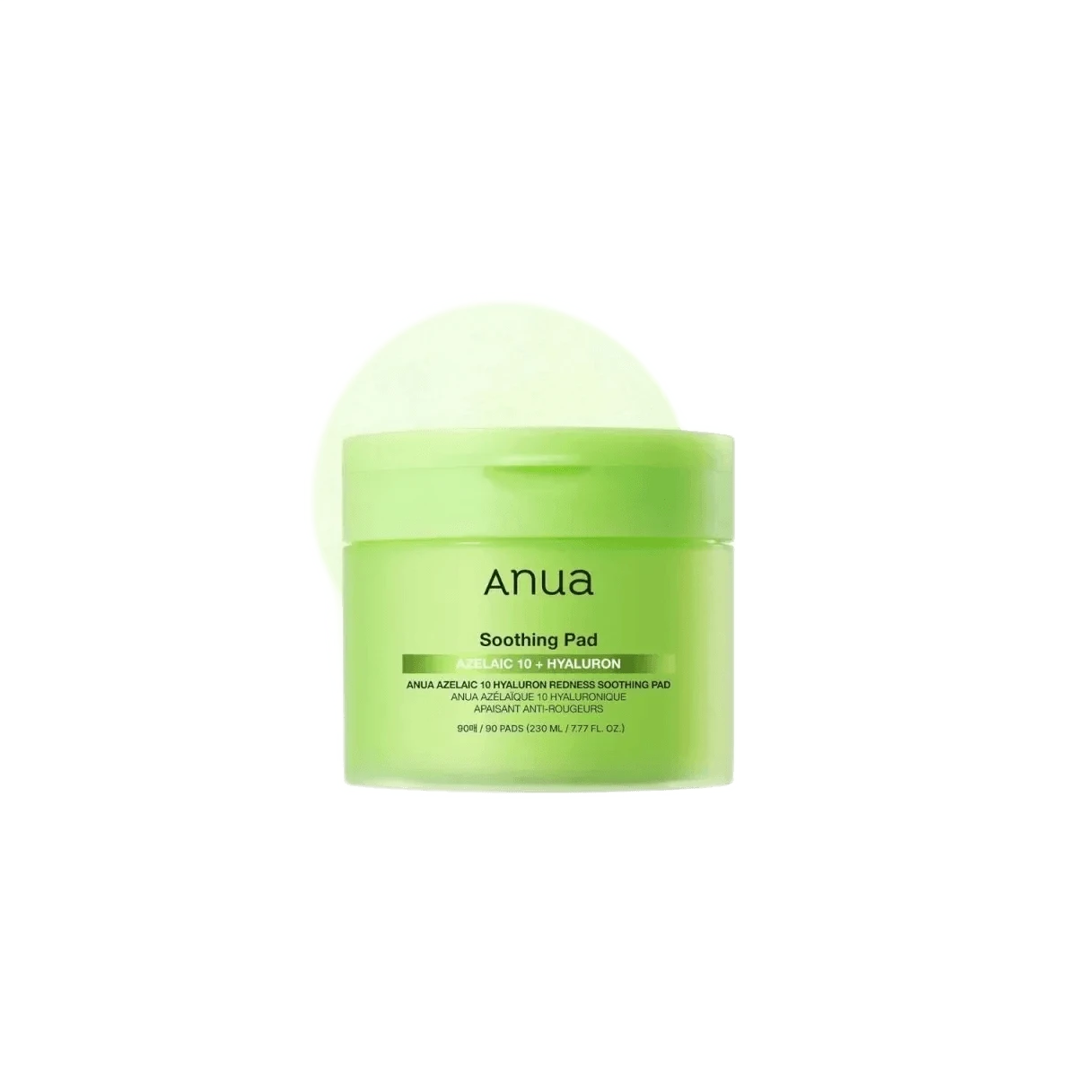 تونر پد آزلائیک اسید و هیالورون آنوا مدل Soothing Pad