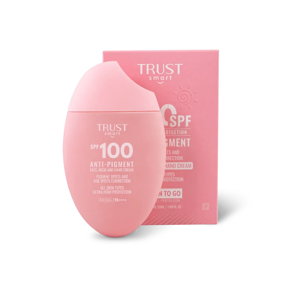 کرم ضدآفتاب SPF100 صورتی تراست اسمارت